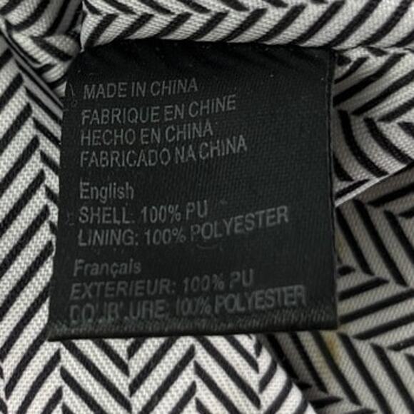 Issey Miyake Gold and Black Geometric Shoulder Bag - Picture 6 of 6